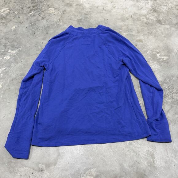 Lilly Pulitzer Luxletic Cassi Popover Womens Blue Size Small Long Sleeve 006207 - Picture 6 of 8